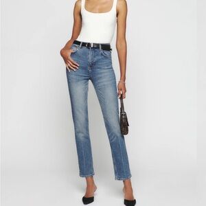 Reformation Liza Ultra High Rise Straight Jean